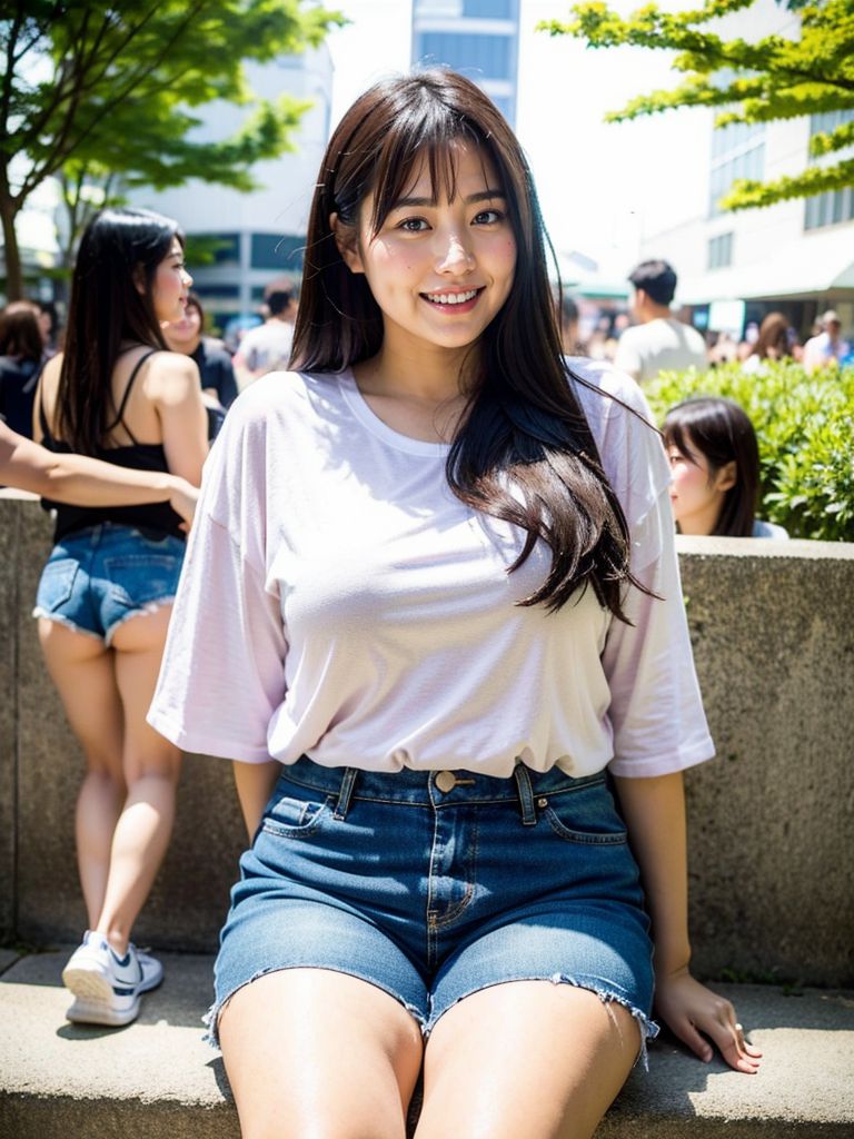 ぽっちゃり女子画像　東京都　多摩市　2025年04月30日　ぽっちゃり女子　豊満女子　画像