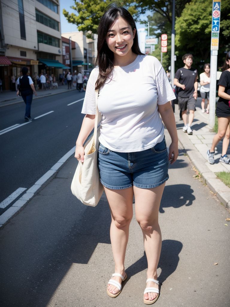 ぽっちゃり女子画像　静岡県　御殿場市　2025年06月22日　ぽっちゃり女子　おデブ女子　画像