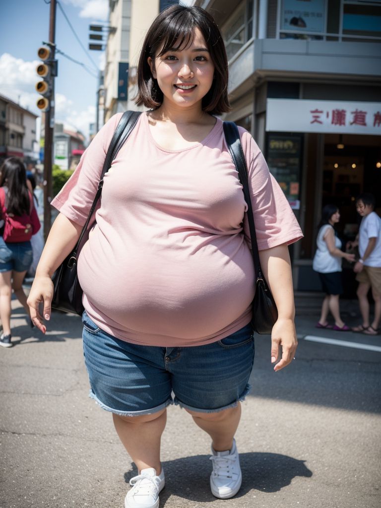 ぽっちゃり女子画像　鳥取県　鳥取市　2025年06月30日　ぽっちゃり女子　おデブ女子　画像