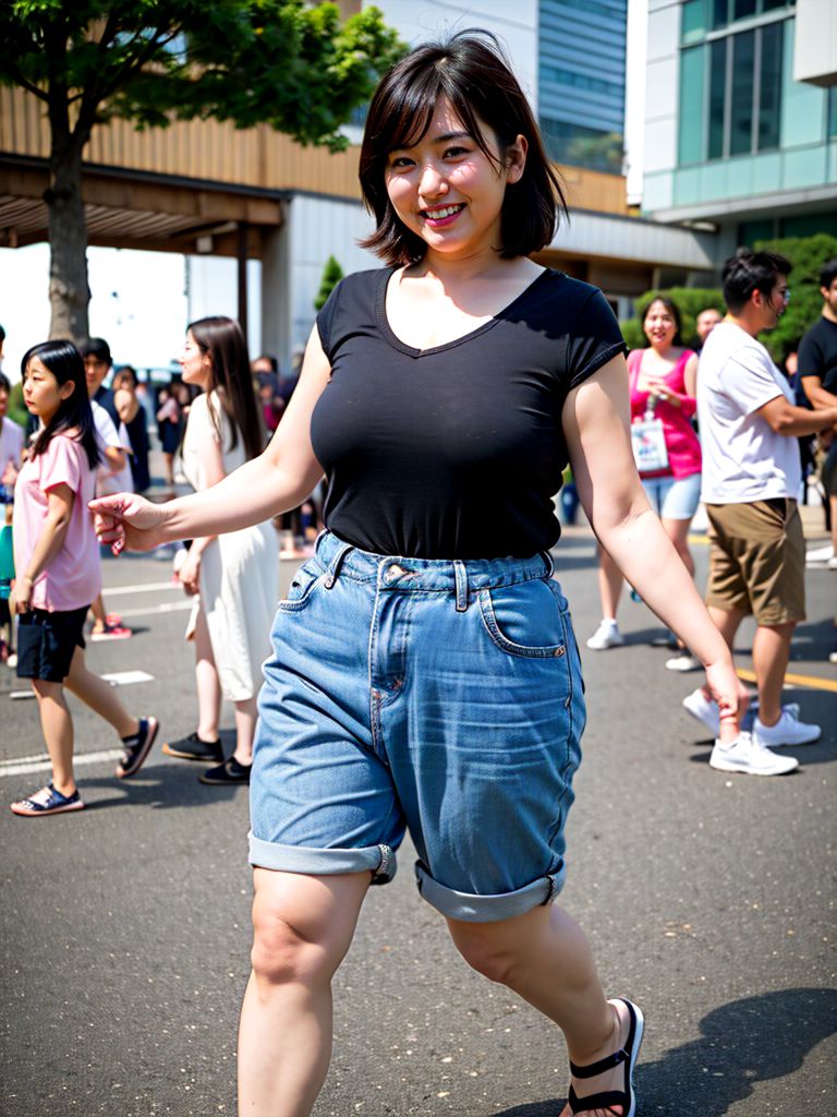 ぽっちゃり女子画像　京都府　八幡市　2025年09月20日　ぽっちゃり女子　おデブ女子　画像