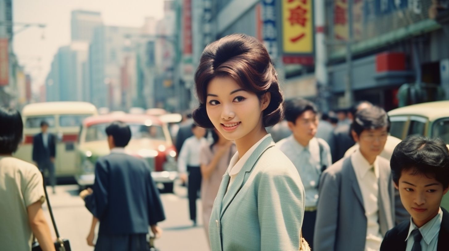 ストリートスナップ　奈良県　大和高田市　1960年02月14日　スタジオ・ミュージシャン　27歳　ストリートスナップ画像