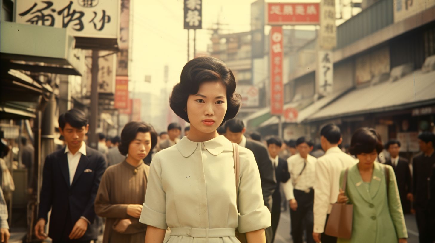 ストリートスナップ 福岡県 古賀市 1964年03月22日 フライス盤工 22歳 ストリートスナップ画像