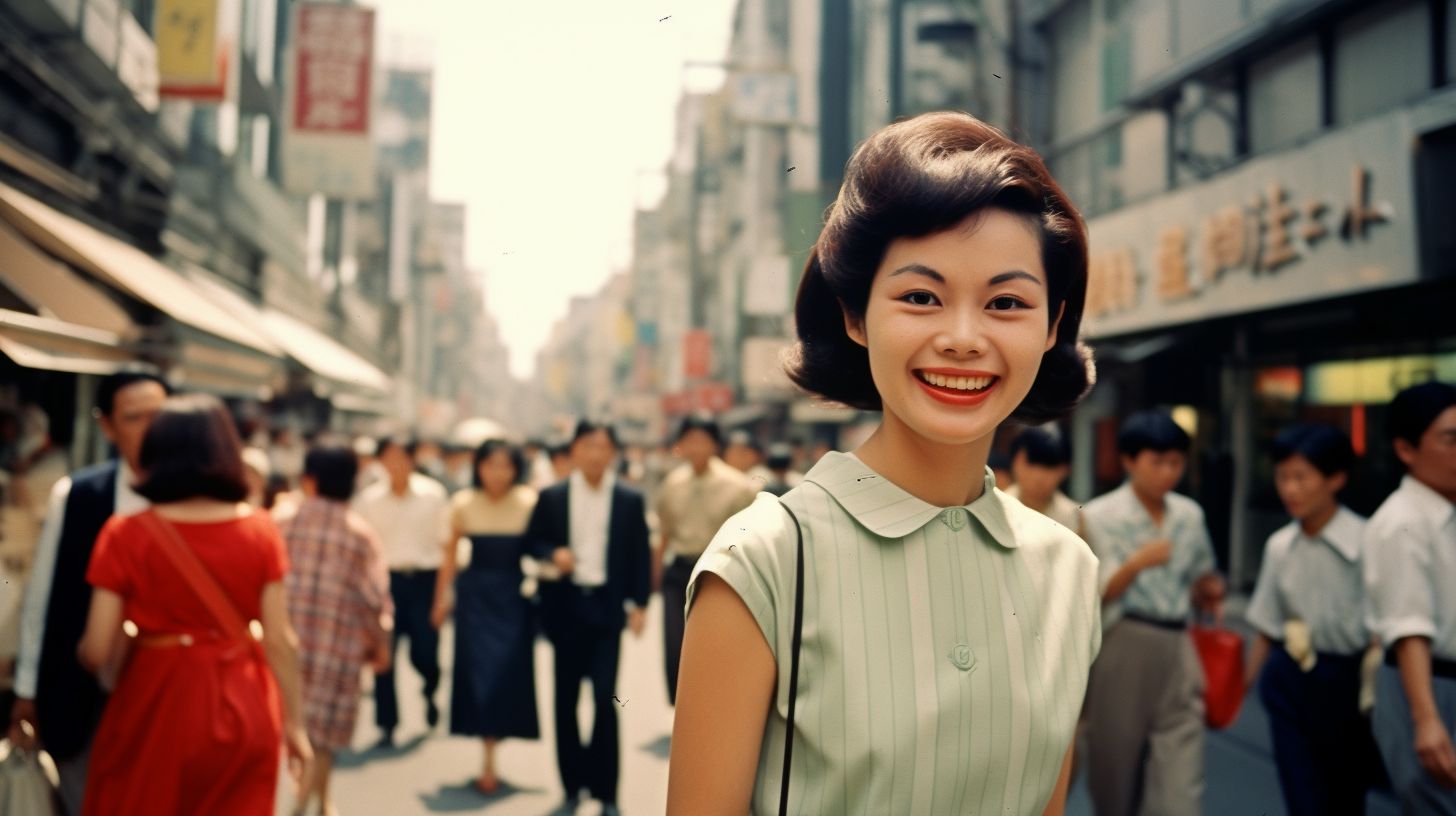 ストリートスナップ　埼玉県　坂戸市　1966年07月24日　筆跡鑑定人　24歳　ストリートスナップ画像