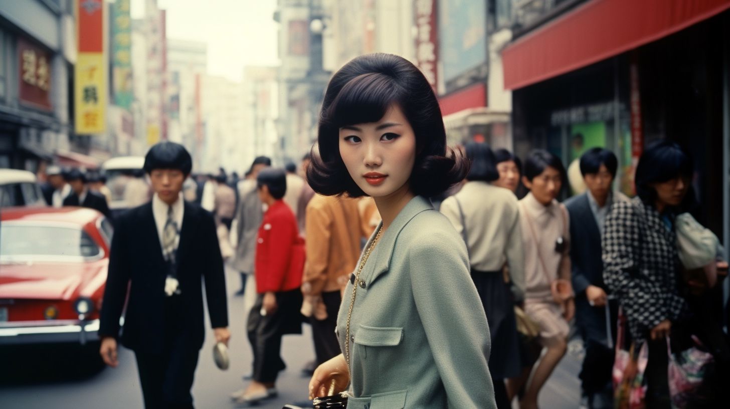 ストリートスナップ　東京都　中央区　1967年08月27日　ファンタジー作家　20歳　ストリートスナップ画像