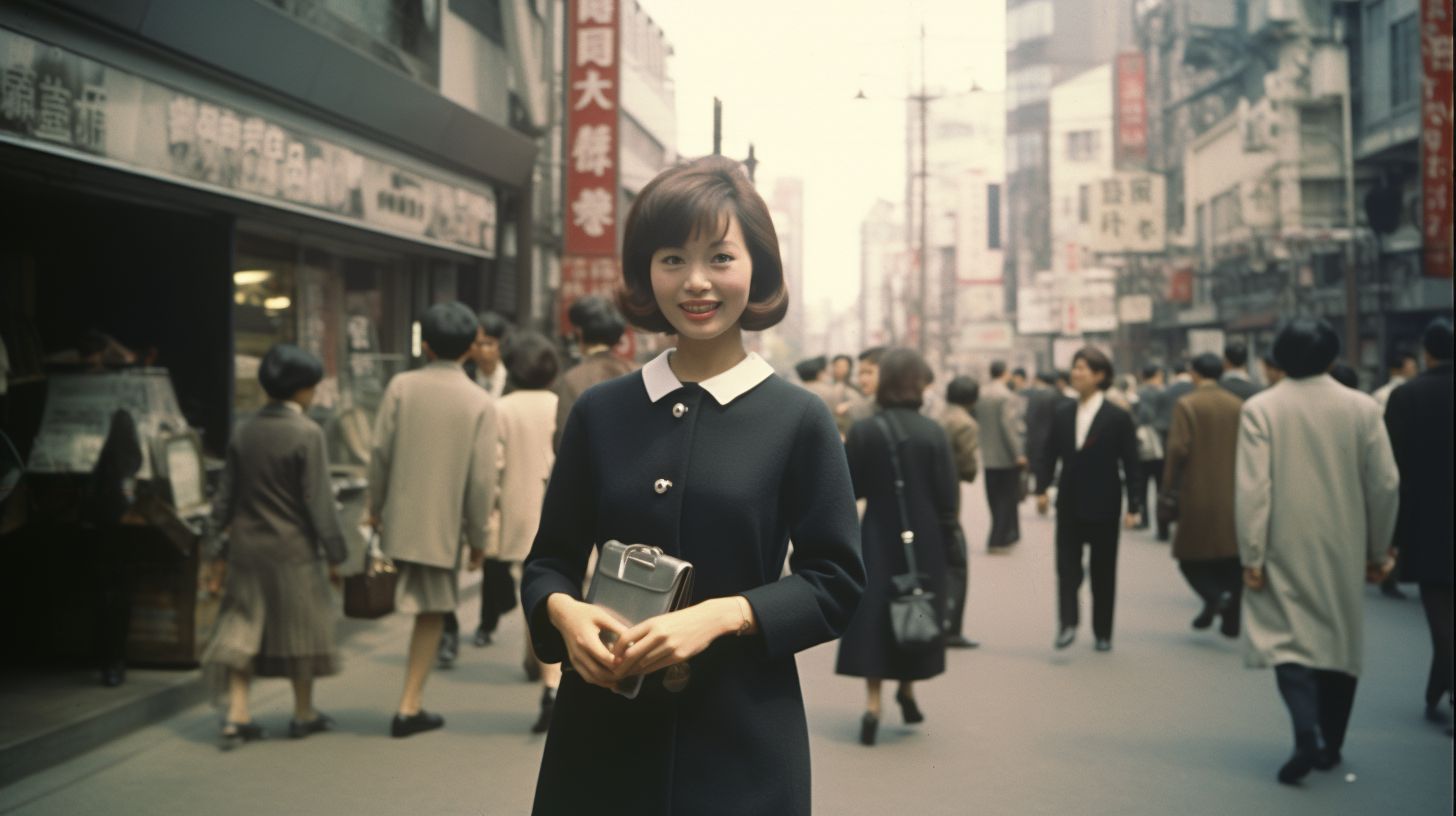 ストリートスナップ　栃木県　那須塩原市　1962年09月24日　通信士　19歳　ストリートスナップ画像