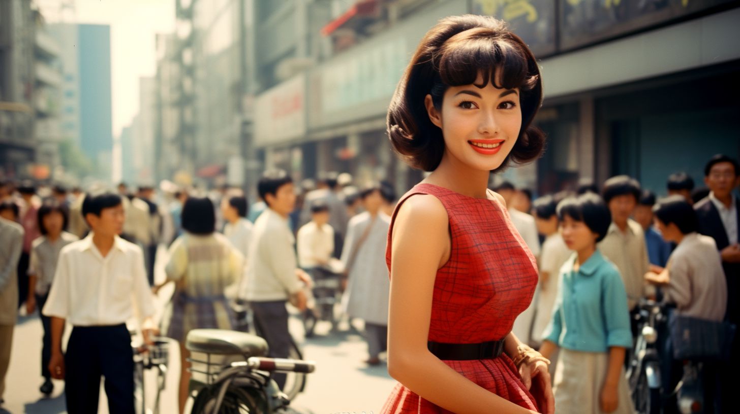 ストリートスナップ 千葉県 成田市 1961年12月05日 歌人 20歳 ストリートスナップ画像