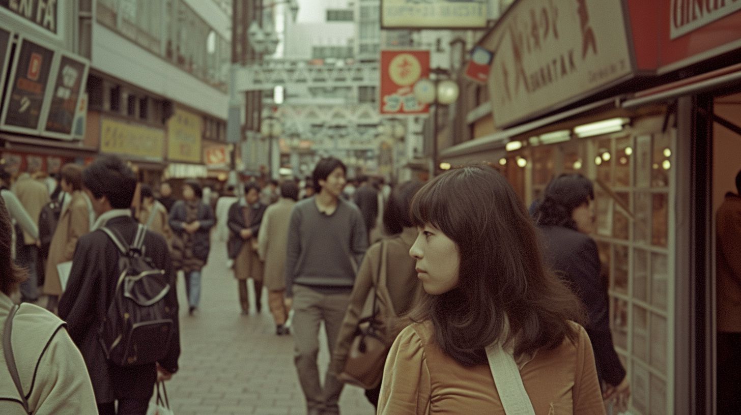 ストリートスナップ　北海道　旭川市　1977年02月14日　ヘルス嬢　21歳　ストリートスナップ画像