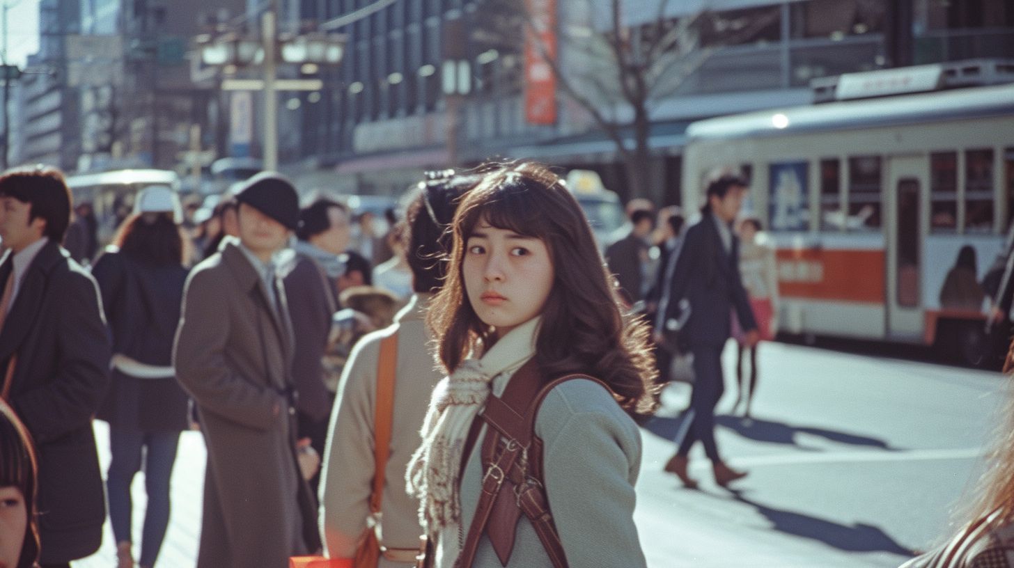 ストリートスナップ　茨城県　つくばみらい市　1975年05月19日　美術 (職業)　26歳　ストリートスナップ画像
