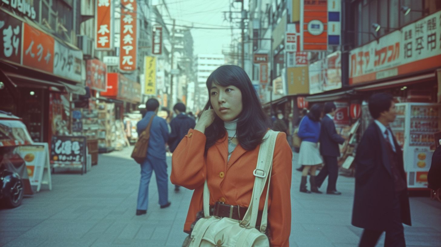 ストリートスナップ　愛媛県　宇和島市　1972年06月13日　交通指導員　18歳　ストリートスナップ画像
