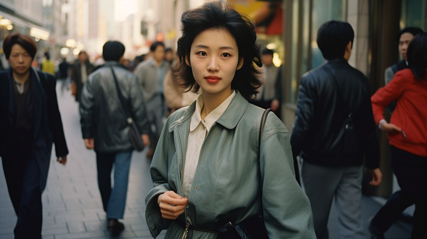ストリートスナップ　秋田県　大館市　1980年02月08日　製菓衛生師　26歳　ストリートスナップ画像