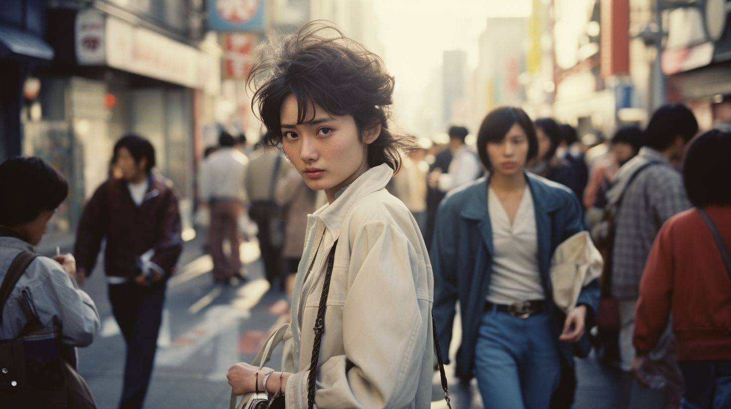 ストリートスナップ　茨城県　つくばみらい市　1983年05月04日　ストリッパー　20歳　ストリートスナップ画像