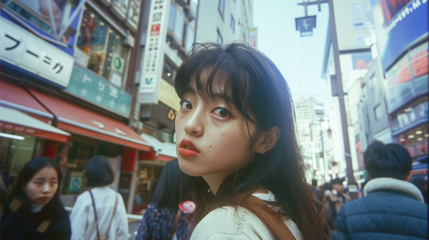 ストリートスナップ　東京都　中央区　1990年05月04日　メイクアップアーティスト　20歳　ストリートスナップ画像