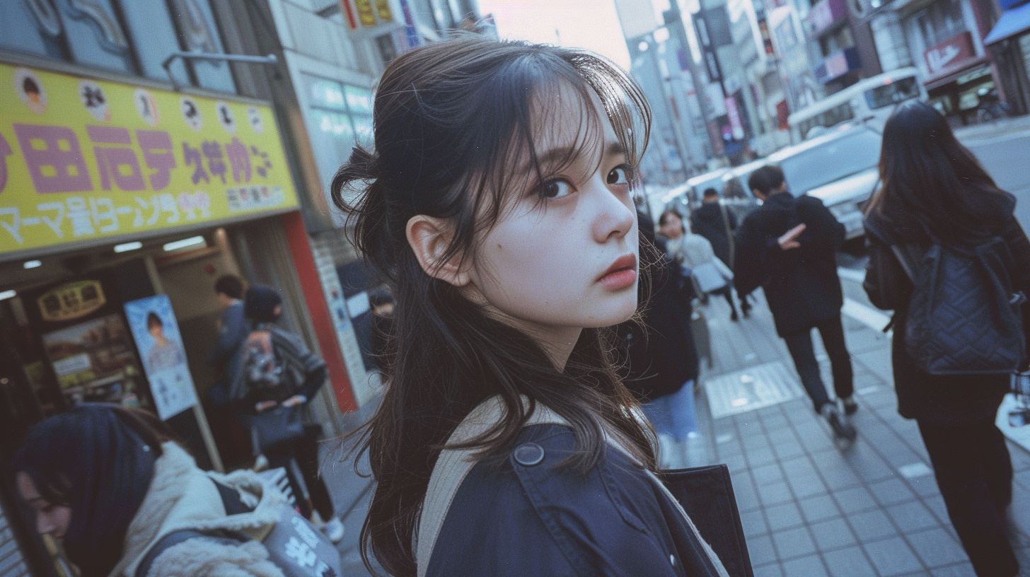 ストリートスナップ　埼玉県　吉川市　1996年04月24日　養護教諭　24歳　ストリートスナップ画像