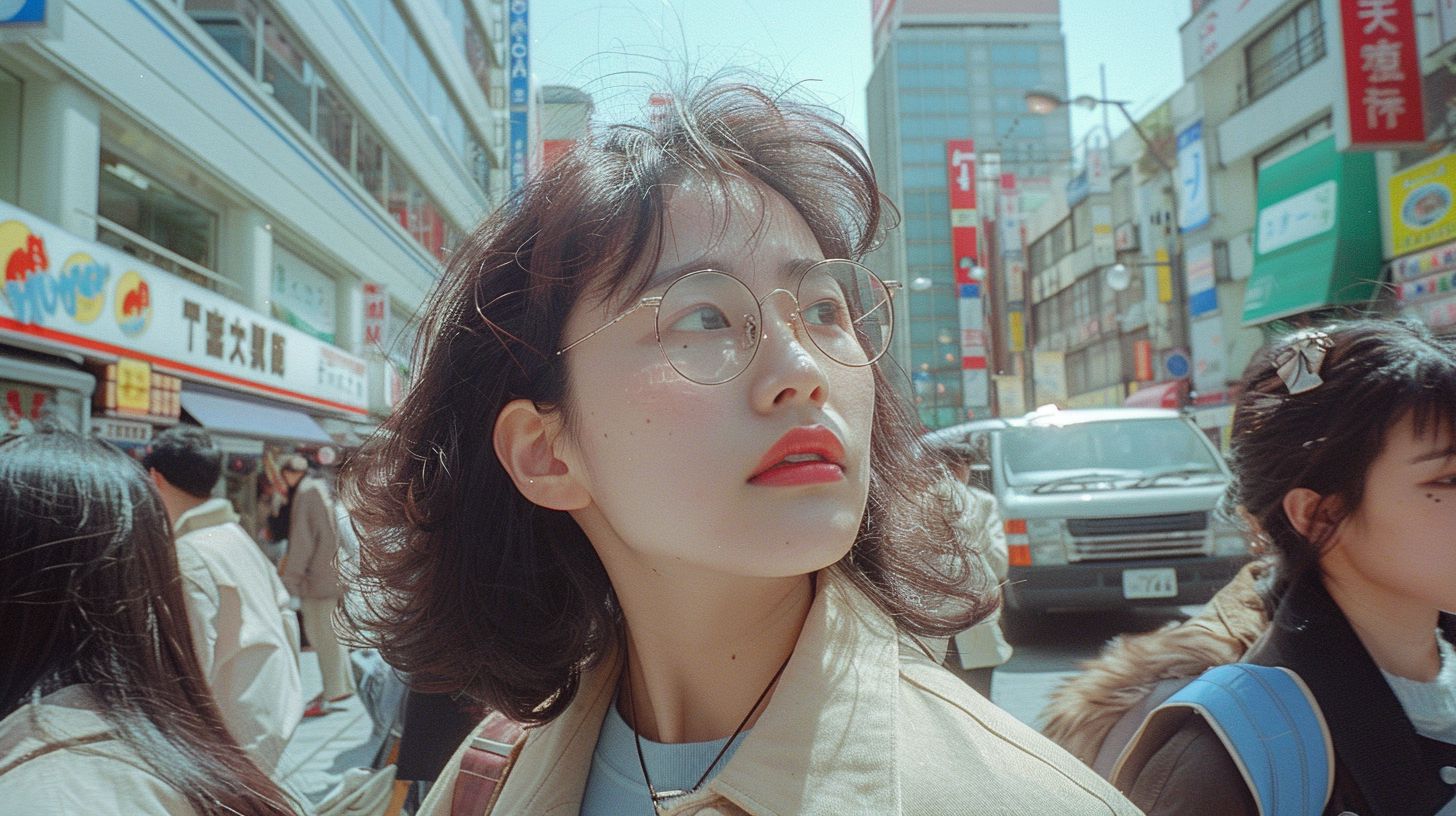 ストリートスナップ　山形県　酒田市　1995年04月30日　アナウンサー　22歳　ストリートスナップ画像