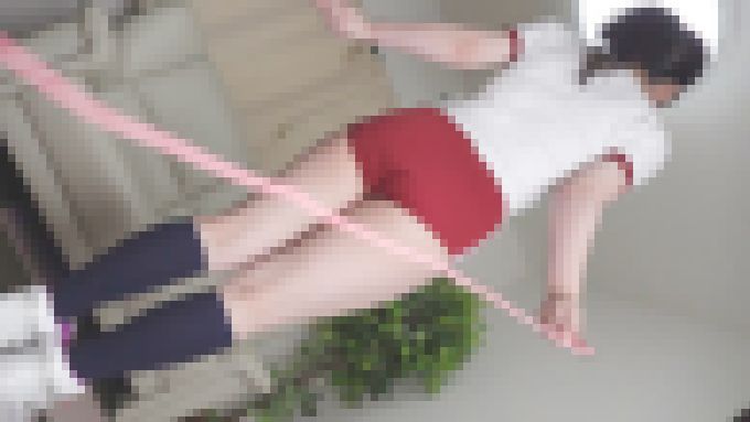 【個撮・顔出し】ブルマ×軟体ＪＤ究極の着衣フェチＳＥＸ！巨乳とデカ尻でピチピチになった体操着がエロすぎる！　サンプル画像5