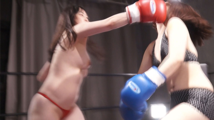 【HD】巨乳トップレスボクシング外伝8 -悠木りほ 一人だけトップレスボクシング-【プレミアム会員限定】　サンプル画像10