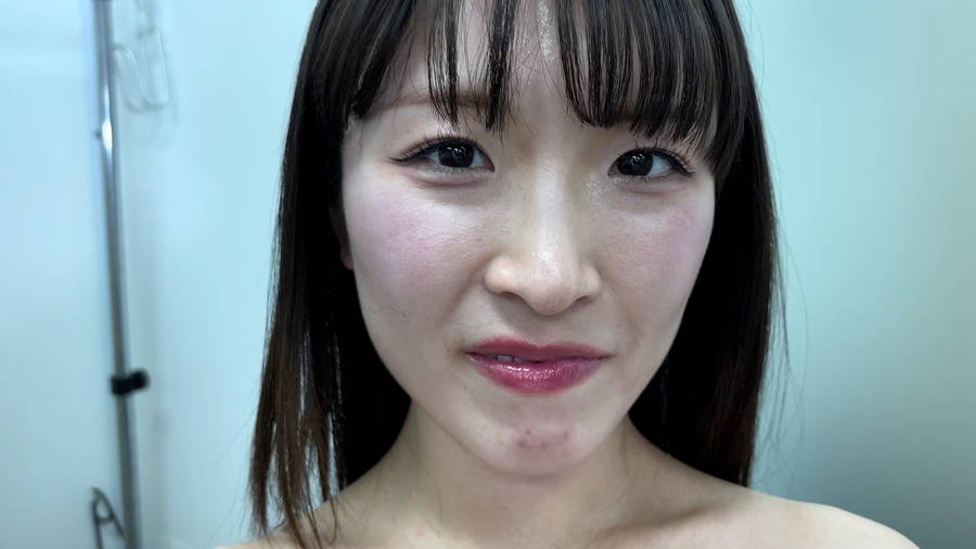 【HD】とろあまタレ目女子が唾液たっぷり舐めまわしM男人形 サンプル画像01
