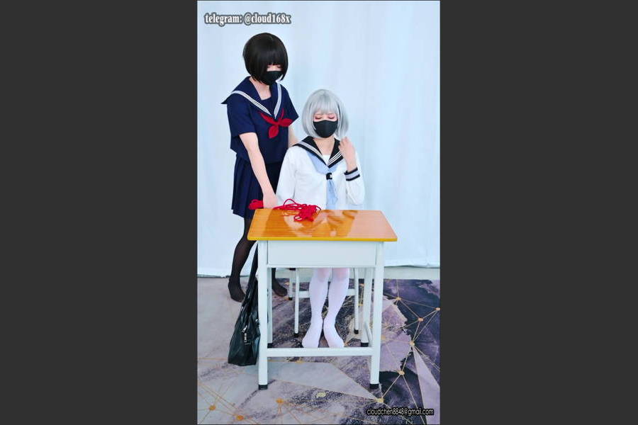【HD】新しい学校の●●ズ -縄と脚- ATARASHII BDSM!　サンプル画像01