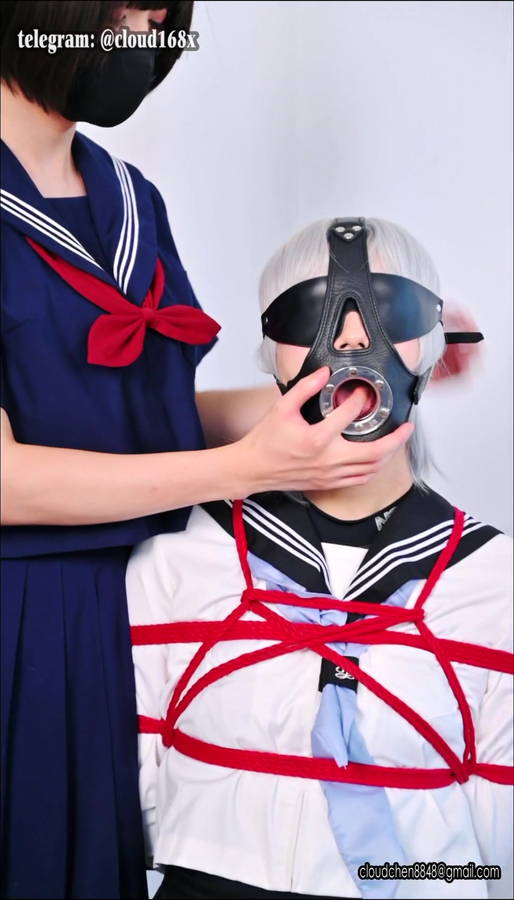【HD】新しい学校の●●ズ -開口マスク- ATARASHII BDSM!　サンプル画像03