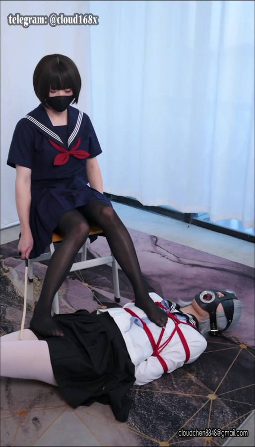 【HD】新しい学校の●●ズ -開口マスク- ATARASHII BDSM!　サンプル画像06