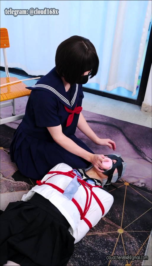 【HD】新しい学校の●●ズ -開口マスク- ATARASHII BDSM!　サンプル画像11