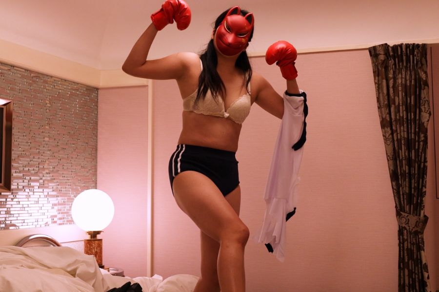 Z世代体力自信あり娘と腹パンチミックスファイト　サンプル画像09