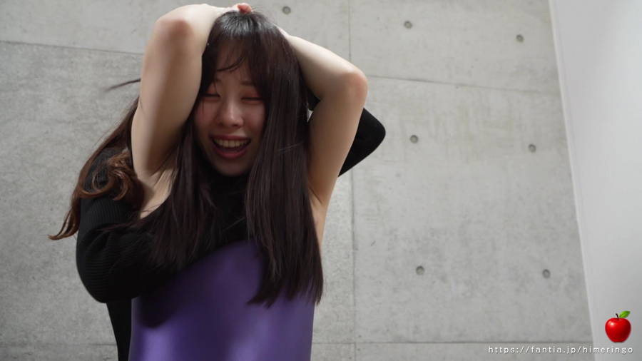 【HD】ひめりんごによる AV女優ぐりぐら化 甘井くるみ Content4【ひめりんごによるピタコス越し快楽しくすぐり】　サンプル画像11
