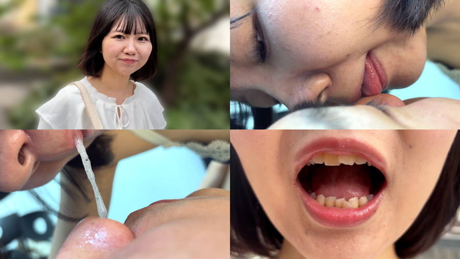 【HD】ふんわり優しい雰囲気のみゆりちゃんがM男に濃厚鼻フェラ 大画像