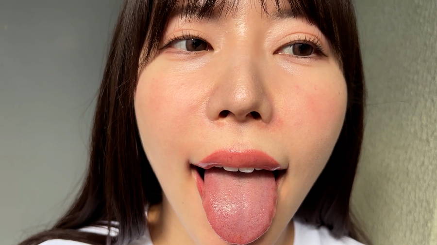 【HD】街角で声をかけて口内観察させてもらう　モデル　まいなちゃん　サンプル画像09