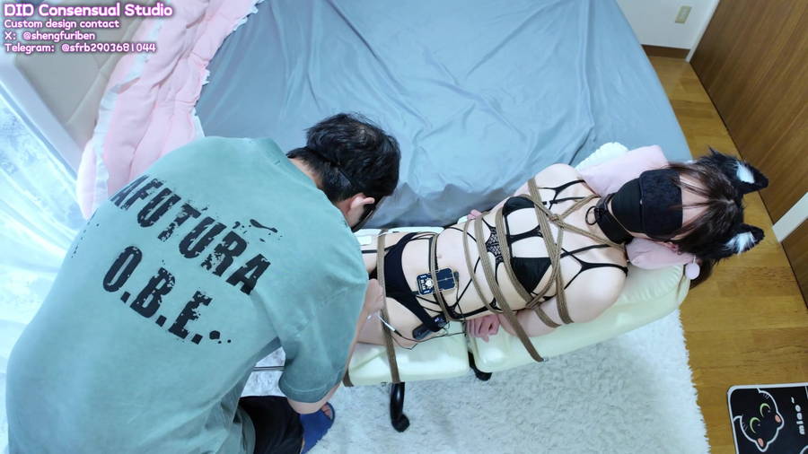 【HD】セクシーな小猫を捕縛 Black Silk Restraint　サンプル画像03