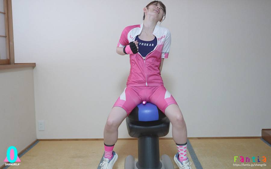 【HD】乗馬マシンサイクルジャージ強制股間擦り快楽絶頂 あおいれな　サンプル画像07