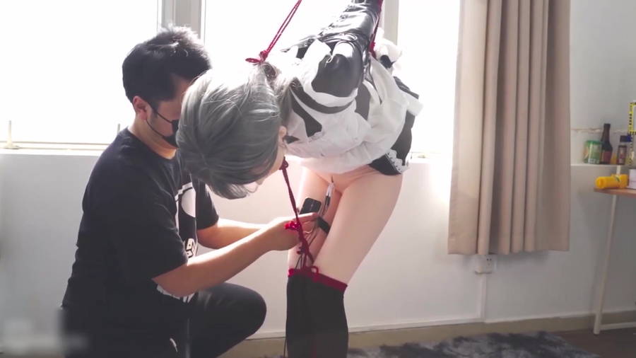 【HD】生贄：壊されていくドールマスクのメイド　サンプル画像07