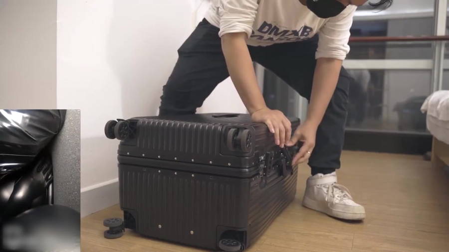【HD】生贄：スーツケース拘禁　サンプル画像10