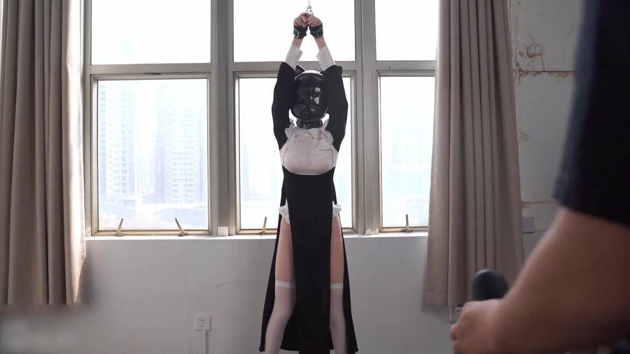 【HD】生贄：好き放題される覆面巨乳メイド　サンプル画像08