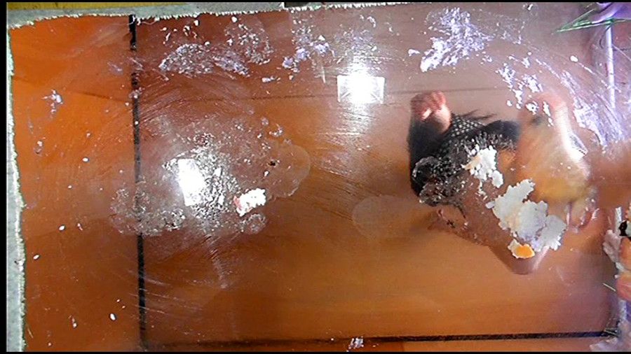 【前編】美希ハイヒールで踏んだ寿司を「完食ドレイ」に食べさせる!　サンプル画像07