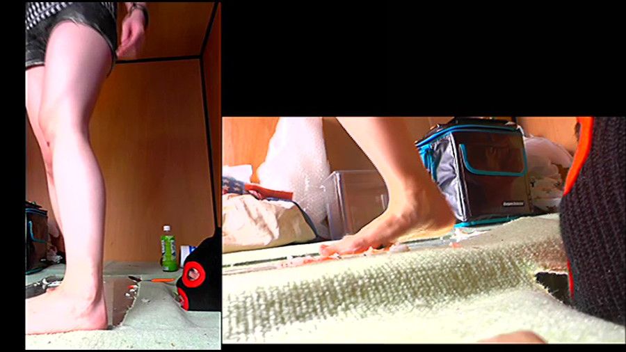 【前編】美希ハイヒールで踏んだ寿司を「完食ドレイ」に食べさせる!　サンプル画像12