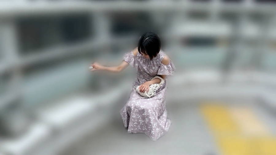 【HD】加賀美さらちゃんとリモバイ散歩!街中で絶頂恥●プレイ!　サンプル画像11