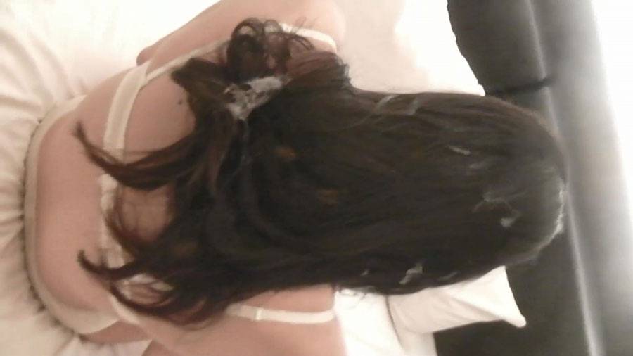 ロングヘアで髪コキ、髪フェラ、髪射精　vol.04　サンプル画像02
