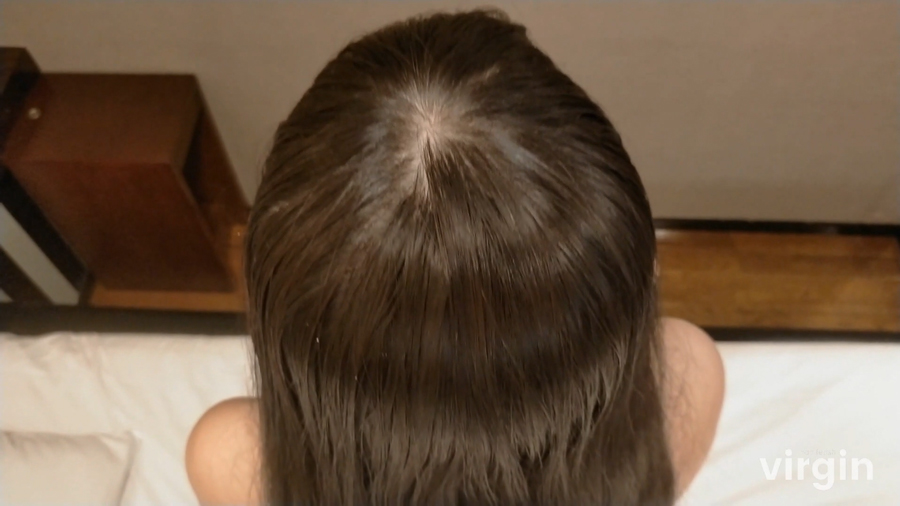 バーチャル髪フェチ風俗体験　スーパーロングヘアゆな　髪コキ髪射コース　サンプル画像03