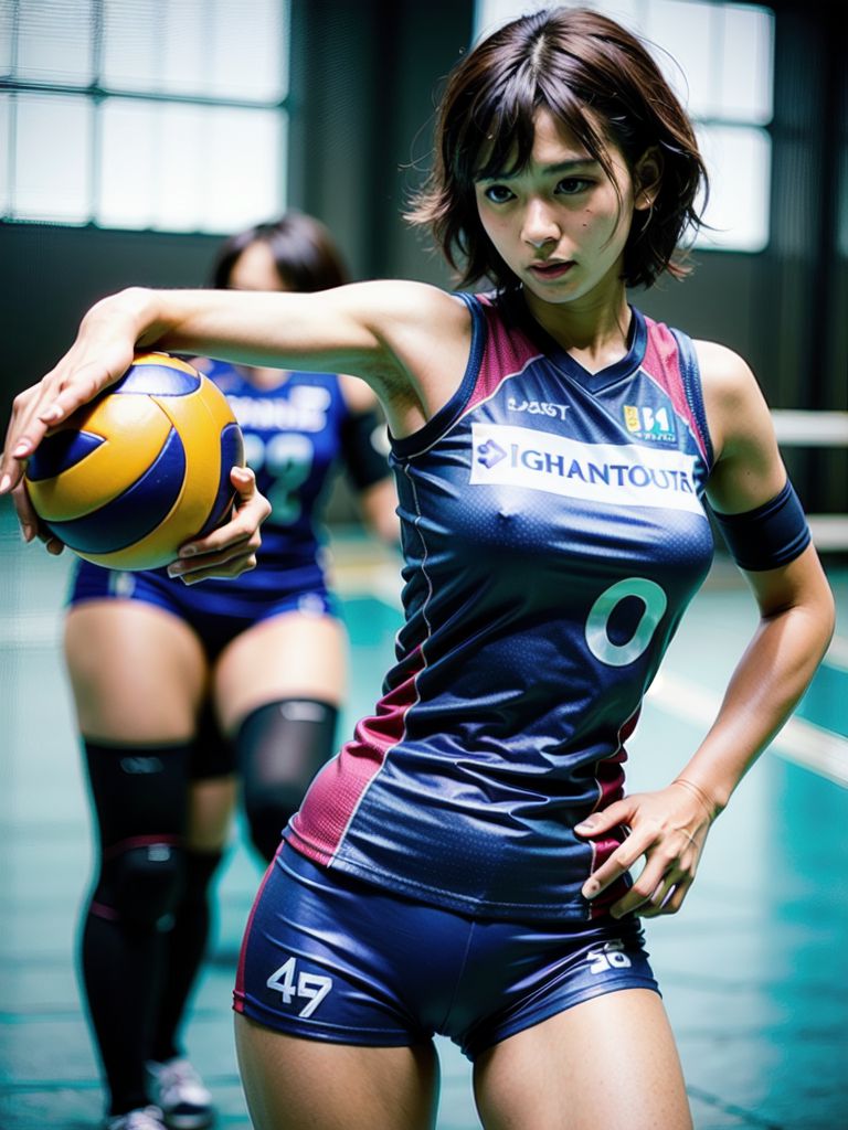 バレーボール　美少女　北海道　北広島市　2024年05月07日　バレーボール　美少女　露出命令　画像