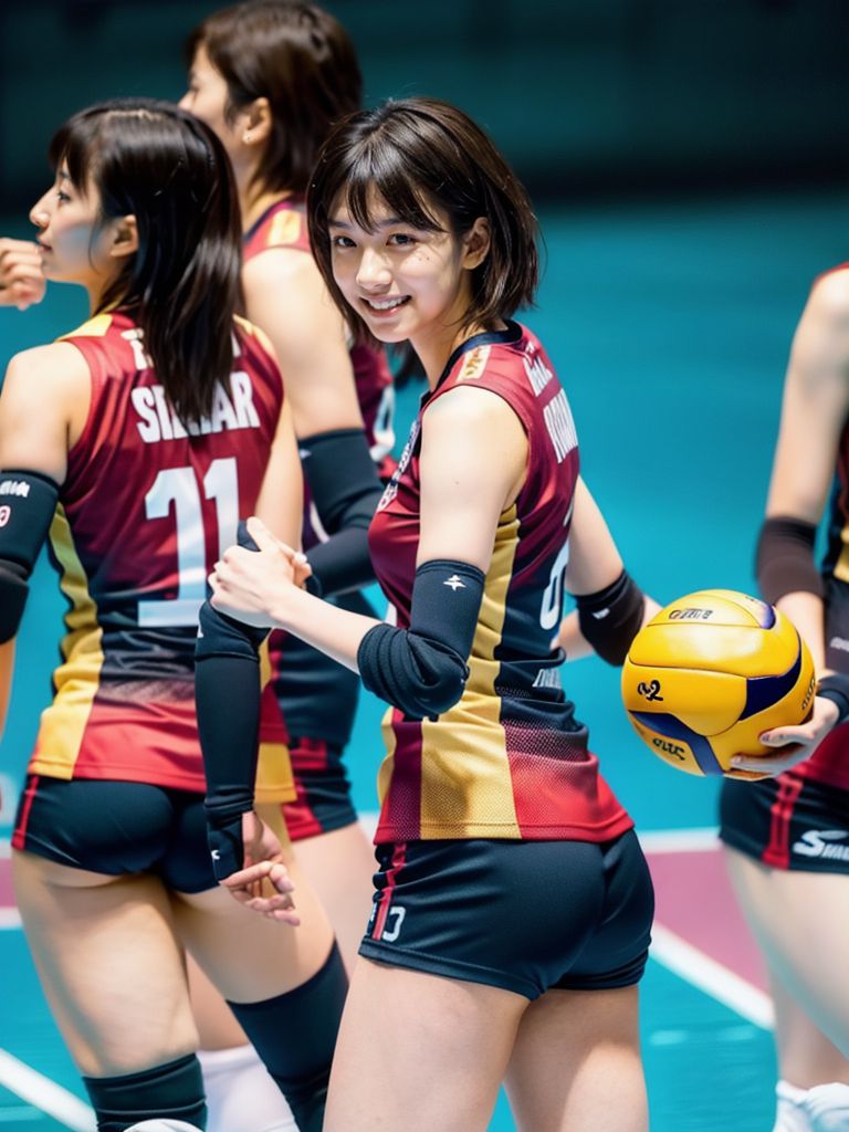 バレーボール　美少女　神奈川県　藤沢市　2025年02月17日　バレーボール　美少女　屋外露出　画像