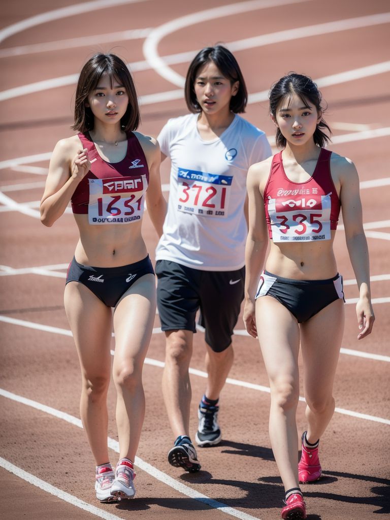 陸上競技　アスリート　長野県　伊那市　2025年01月21日　陸上競技　アスリート　全裸パフォーマンス　画像