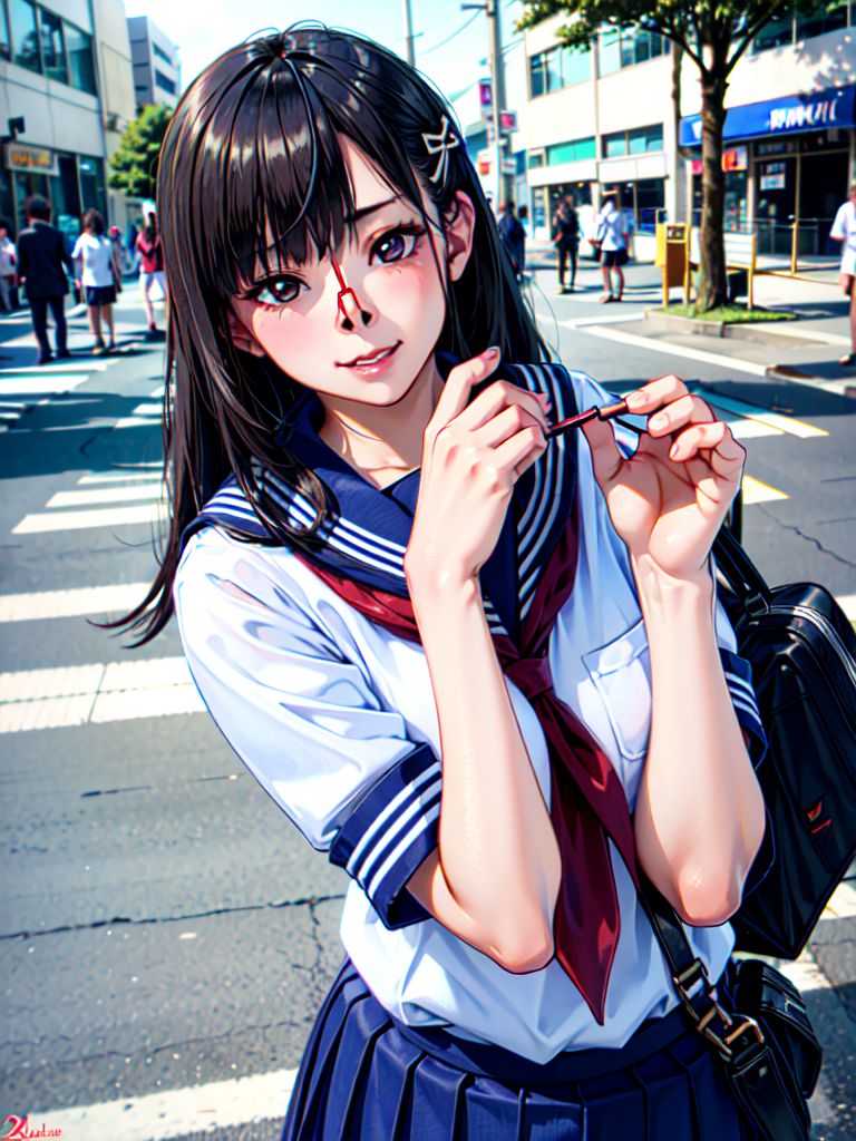 鼻責め　画像