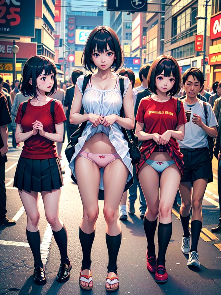 下着見せ　画像