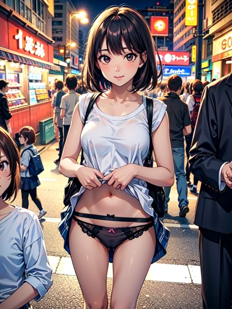 下着見せ　画像