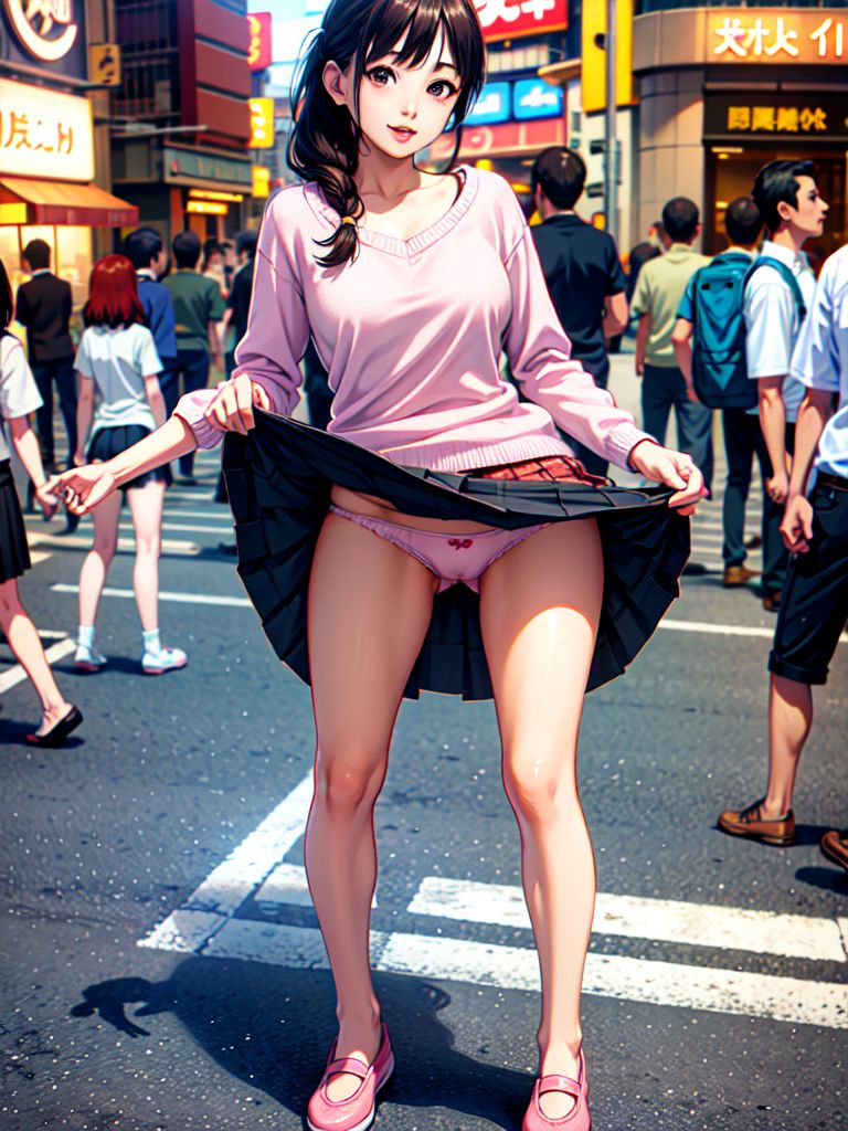 パンツ見せ　画像