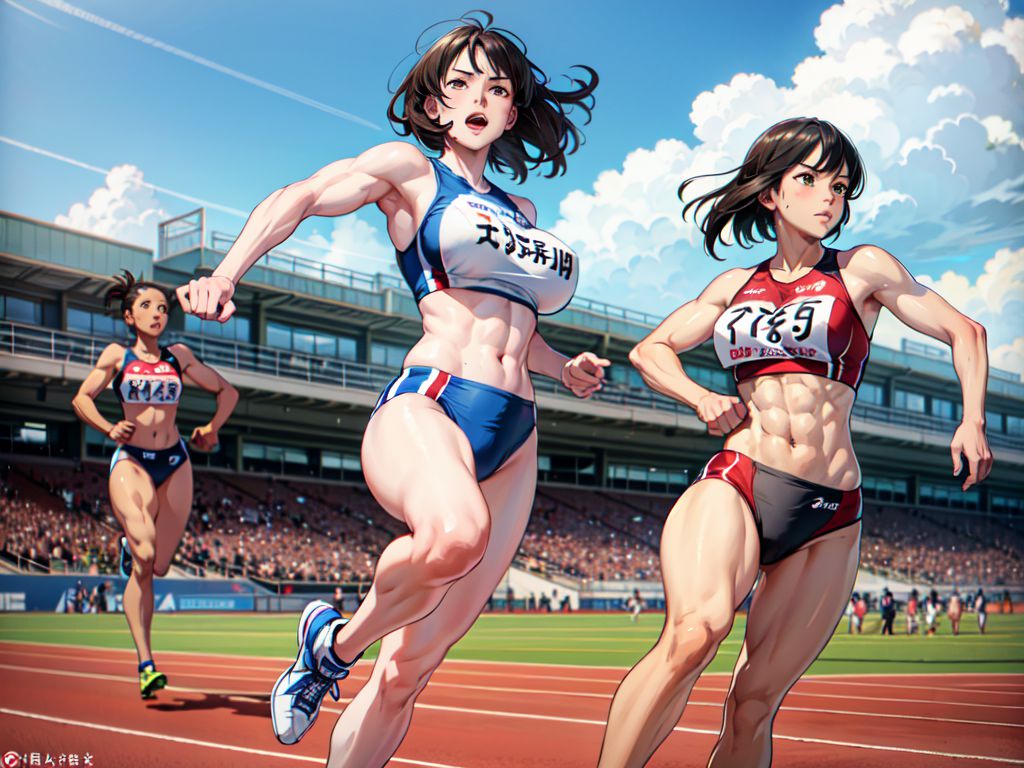 女子アスリート　画像