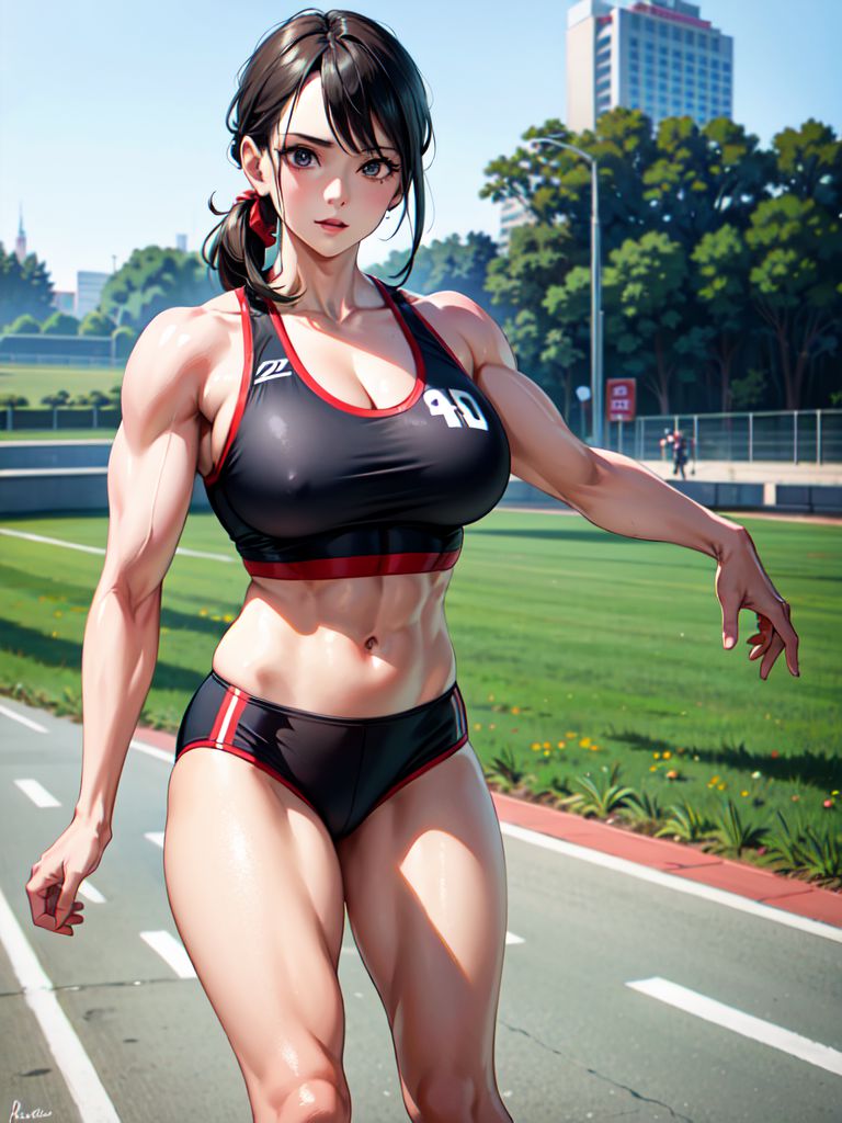 女子アスリート　画像