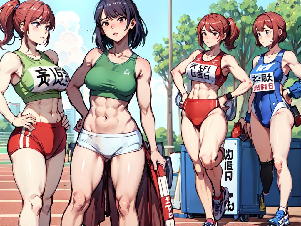 女子アスリート　画像