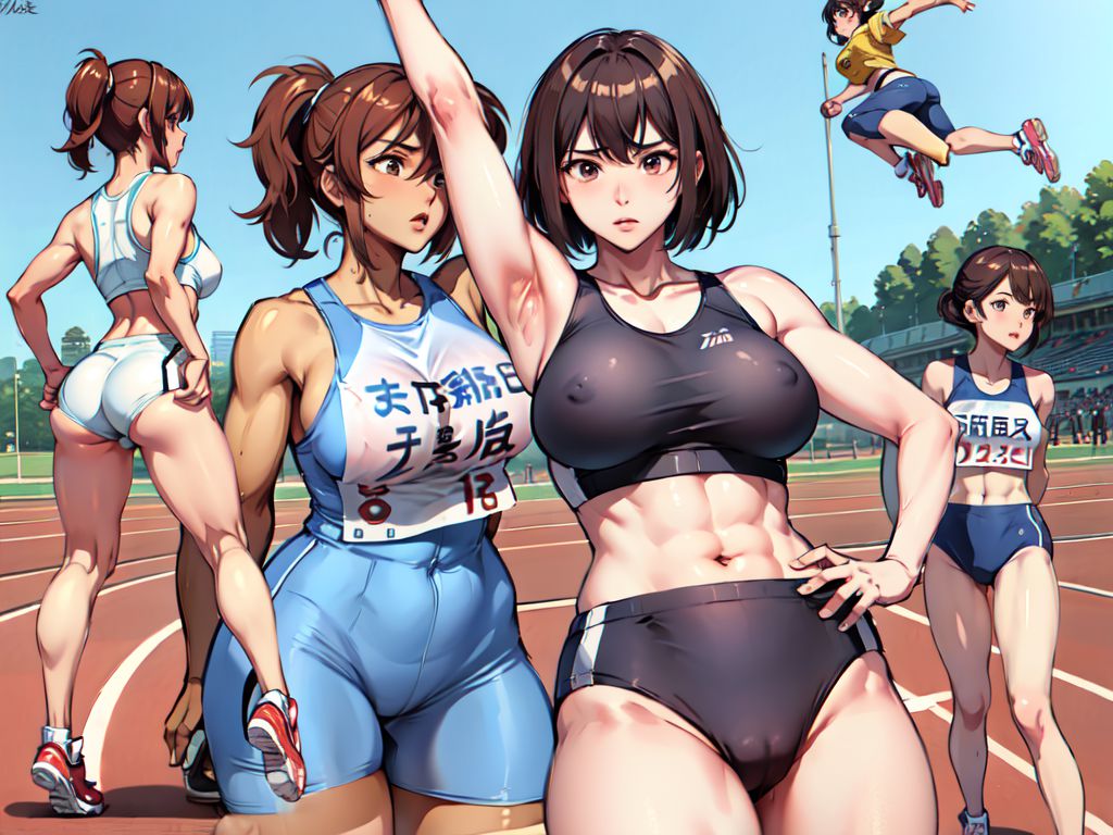 女子アスリート　画像